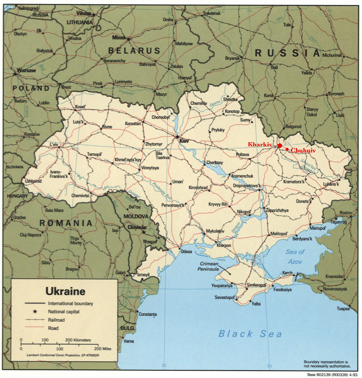 Ukraine Map. Contributor: Library of Congress Geography and Map Division Washington, D.C. Digital ID: http://hdl.loc.gov/loc.gmd/g7100.ct001526