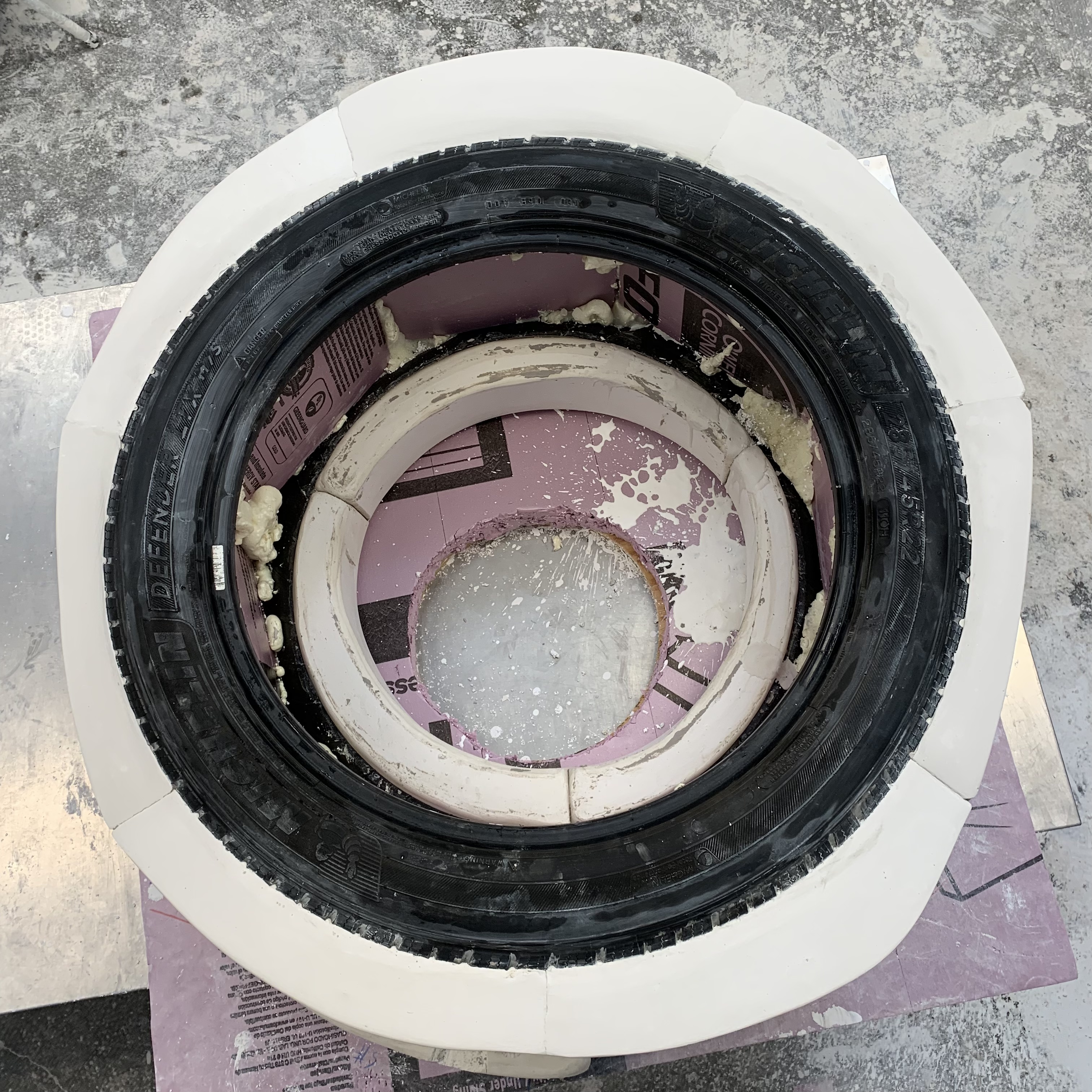 Process Photo: White Gold Mold Wip