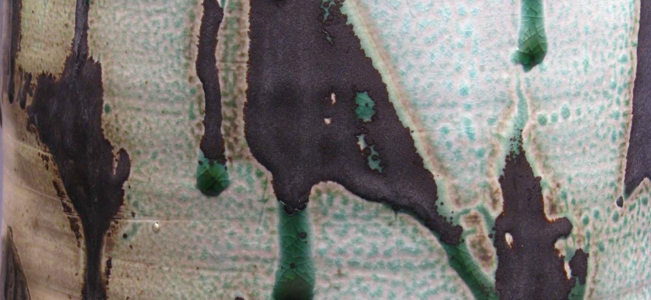 HP Bloomer. Vase (detail), 2015. Porcelain, soda-fired to cone 9.