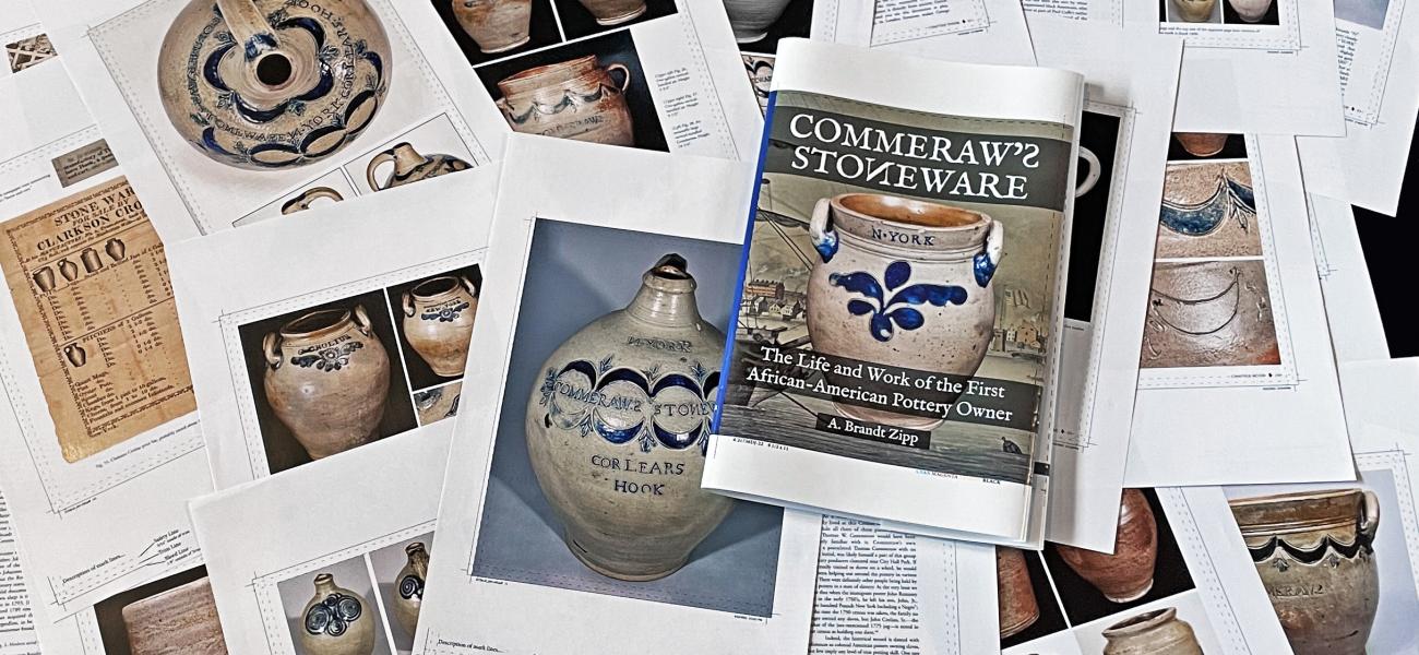 Pages from Commeraw’s Stoneware – The Life and Work of the First African-American Pottery Owner, By Brandt Zipp.
