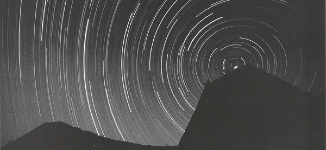 Star trails, looking Northeast 