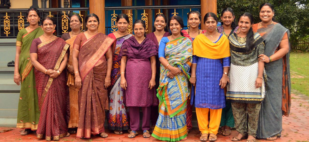 The Mananthavady women’s ceramics workshop group, 2015. Photo by Jaya Kumar K.