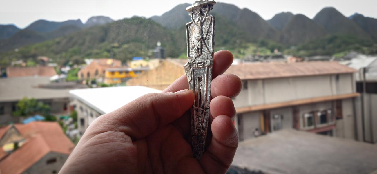 Tunjo are gold, gold alloy, copper, or silver figures made with the intention of becoming offerings.