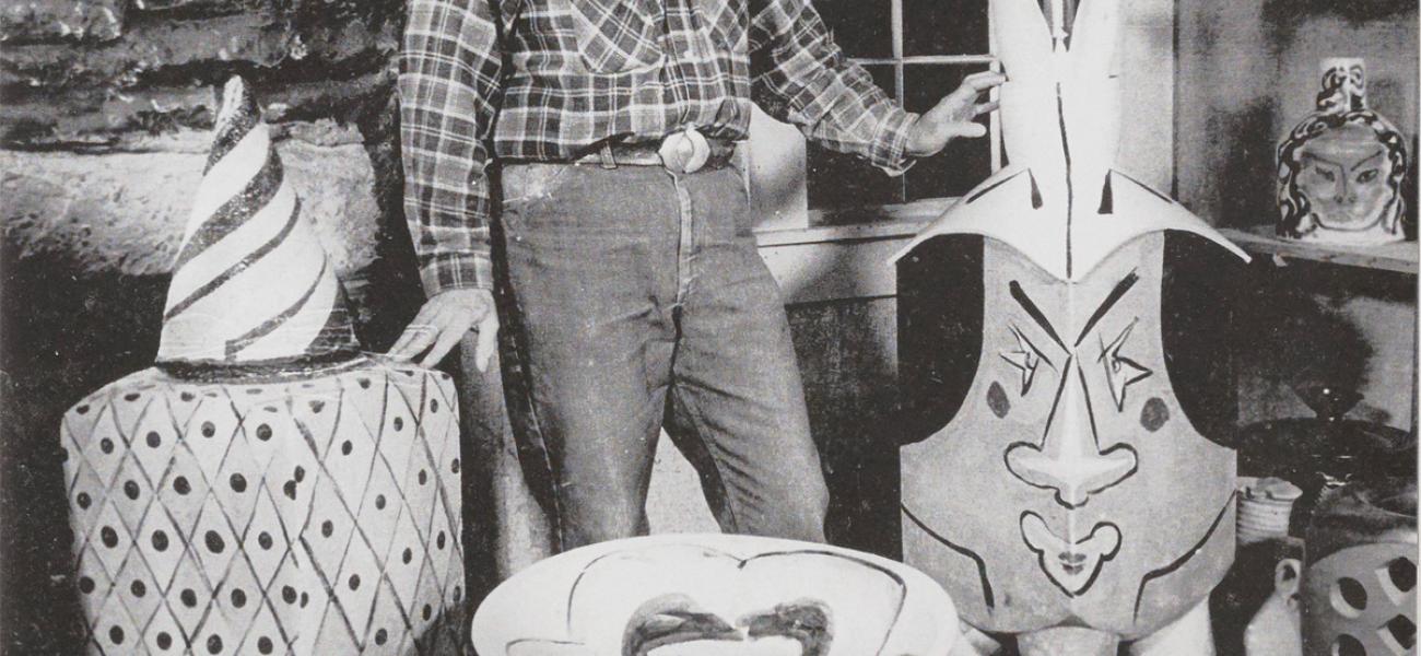 Norm in his studio, 1977-78.