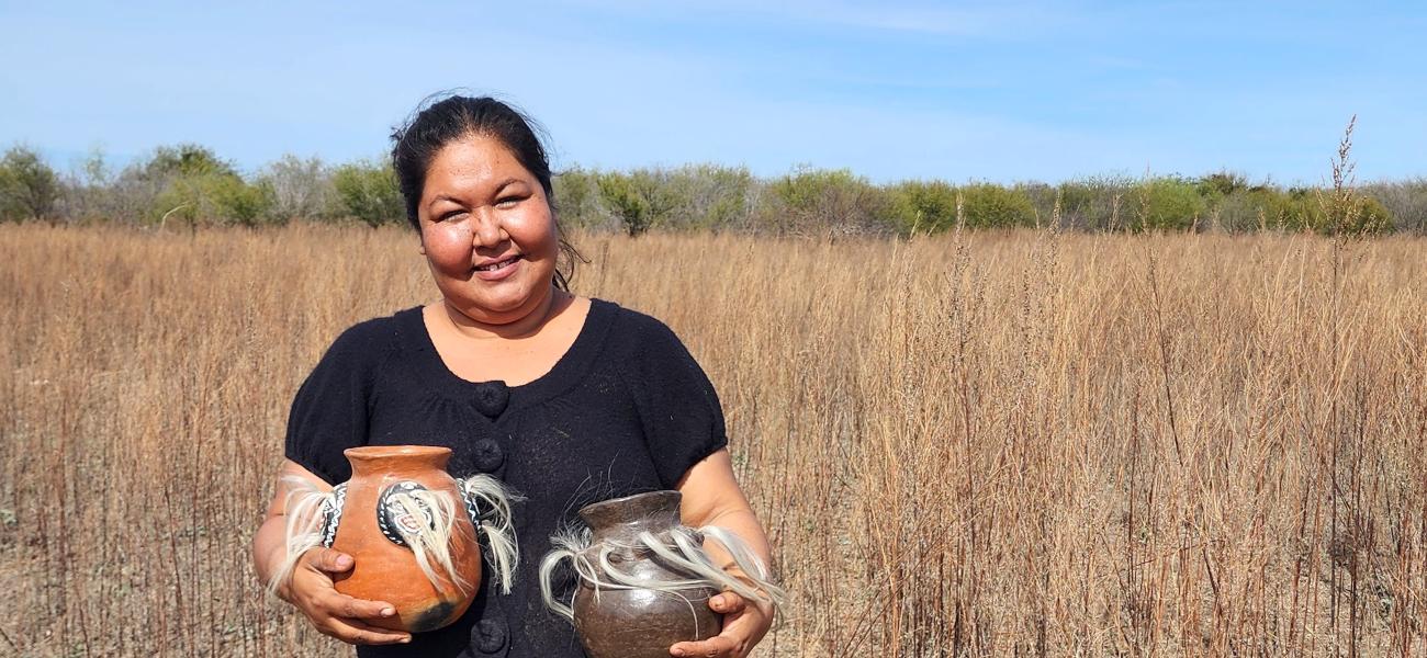 Yoreme potter Juany Gámez