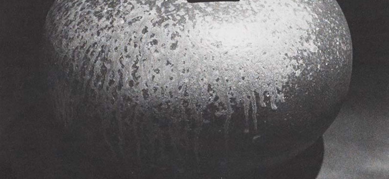 David Shaner, Untitled, 1984, woodfired stoneware, 12 x 15 in.