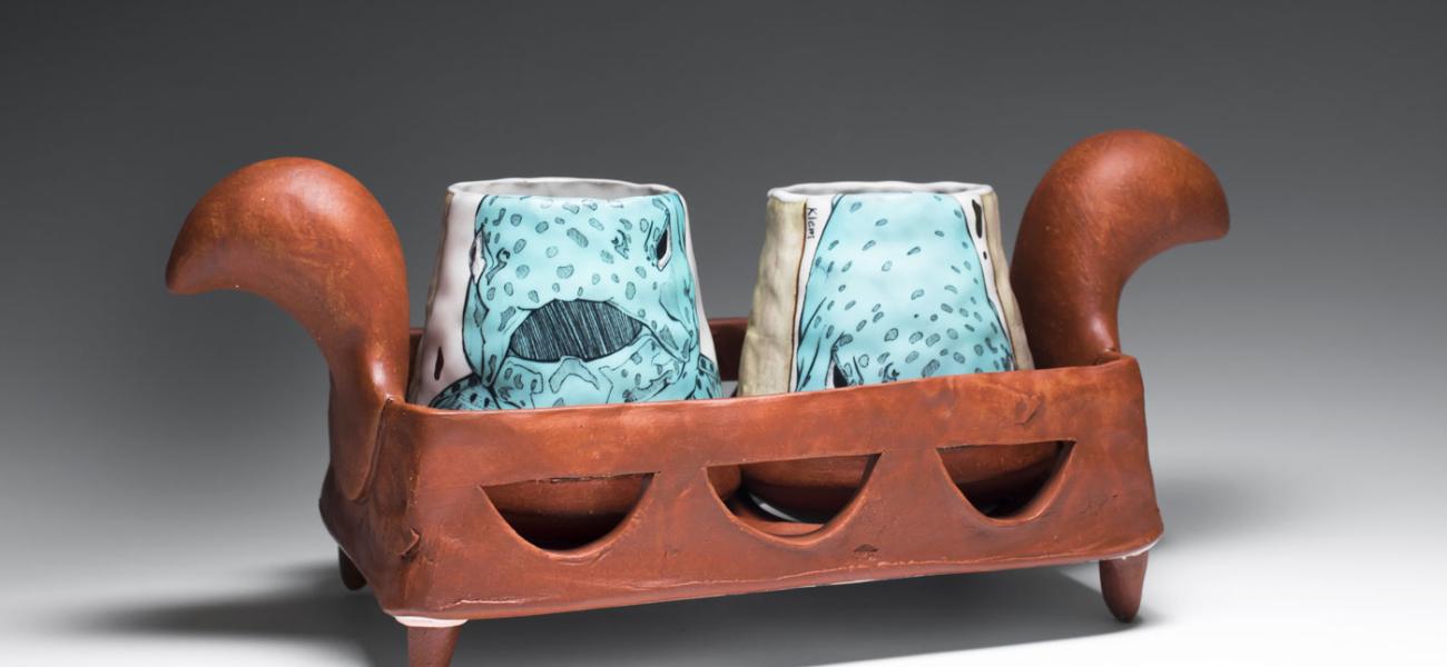 Collaborative work by Bradley Klem and Didem Mert for The Cup Collaboration, 2016. Photo by Bradley Klem.