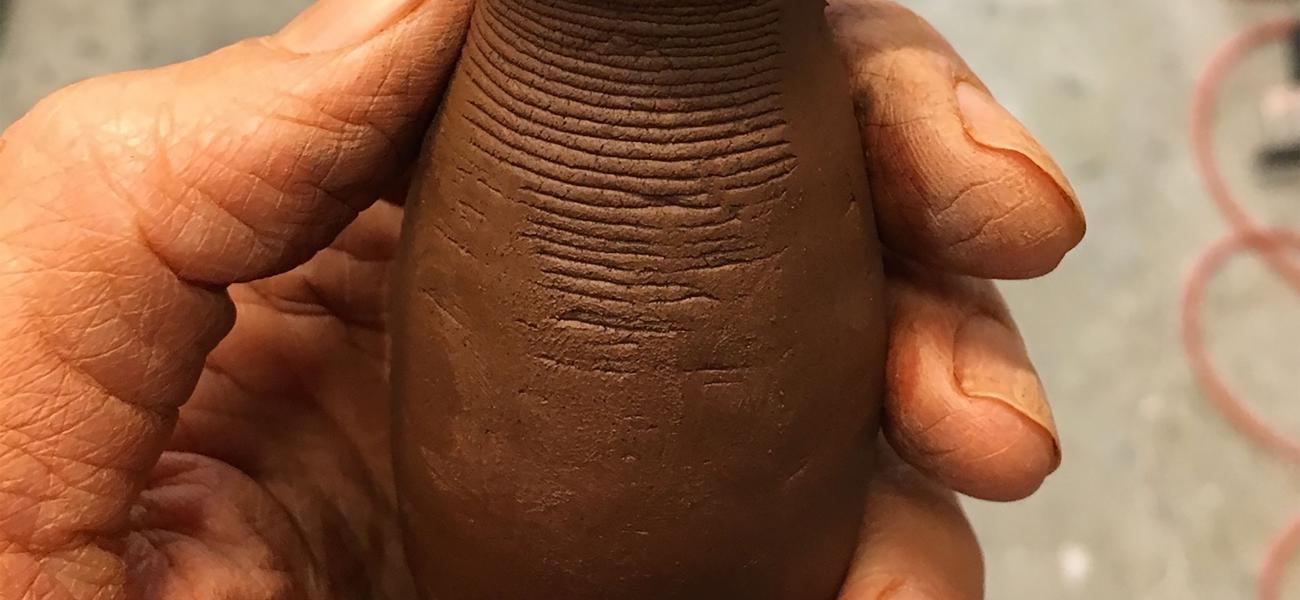 Stacy Jo Scott, Mimic (process shot), 2017. Photo by artist.