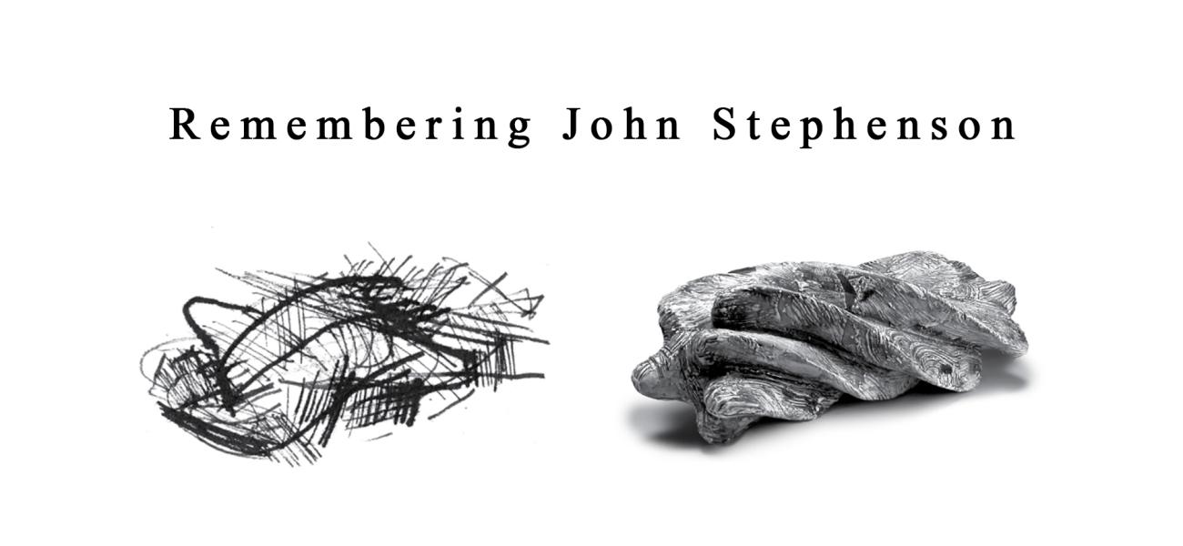 Left: John Stephenson. Mariners Tool Sketch, 1997. Pen and ink. Right: John Stephenson. Mariners Tool #14, 1997. Terracotta.