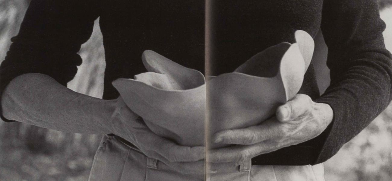 Pinched raw earthenware alter bowl for Jane Thatcher.