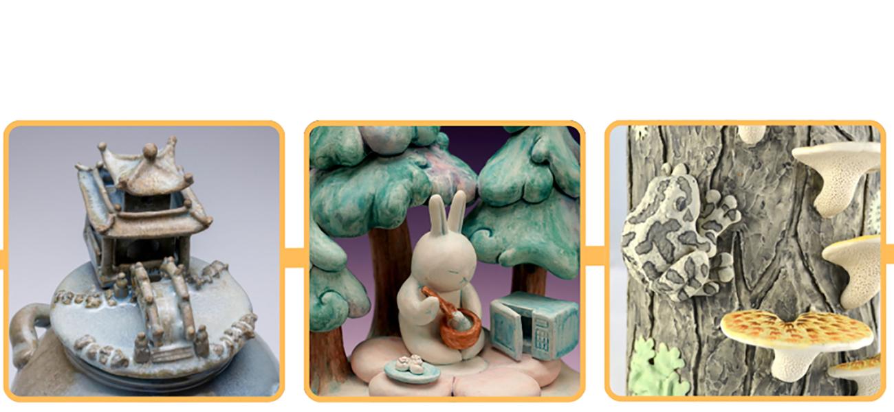 Mud Flat Studio hosts the National Juried Exhibition, titled Storytellers. Cover art featureing GH Wood, Shannon “owo” Webb, and Fionnuala Hart Gerrity.