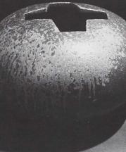 David Shaner, Untitled, 1984, woodfired stoneware, 12 x 15 in.