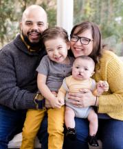 The Lugos - Roberto, Ashley, Theodore, and Otto, 2019. Photo courtesy of the author.