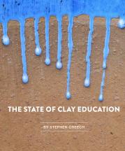 Title Page, State of Clay Education, by Stephen Creech, Vol. 46, No. 2, 2018. 