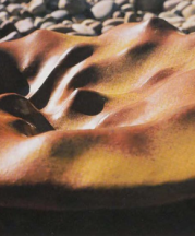 David Shaner, Shaner's Canyon, Shaner's red glaze, 1998. Photograph by Ann Shaner