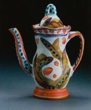 Stanley Mace Andersen, Coffee Pot, earthenware, height, 10 in.