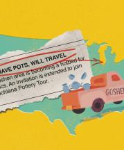 Illustration by Zoe Pappenheimer for Studio Potter journal, 2018.