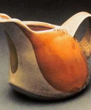 Creamer. Salt-fired porcelain, H. 3.5 in.