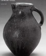 Dan's Jug, November 2002. Cone 12 wood-fired stoneware, shino glaze interior. H 11.5" by W 10". Photograph by VanZandenbergen.